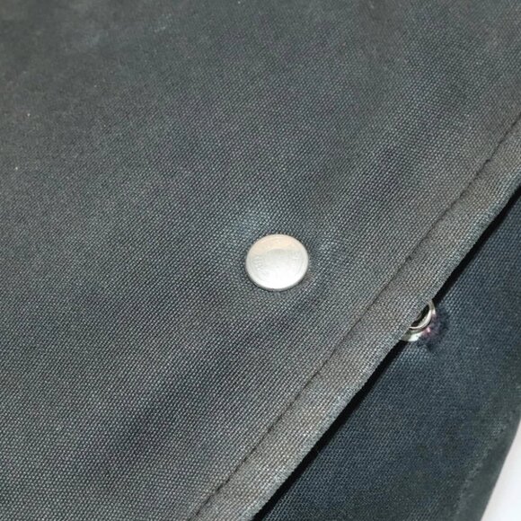 HERMES Fourre Tout Bassas MM Shoulder Bag Canvas Black Auth - Picture 4 of 14